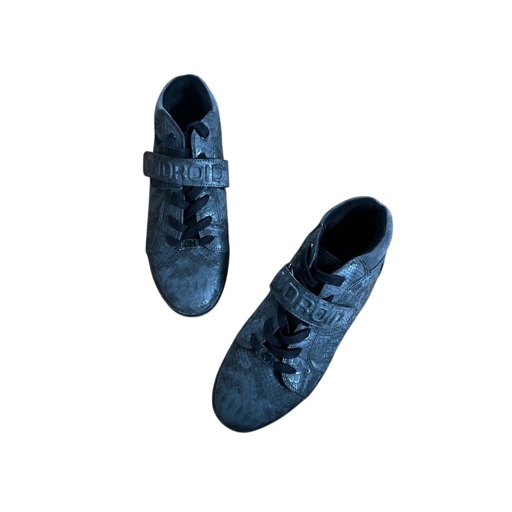 AH by Android Homme snakeskin‎ sneakers in dark grey